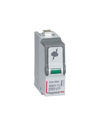 Cassette de rechange débrochable pour parafoudre référence 414155 LEGRAND 414185