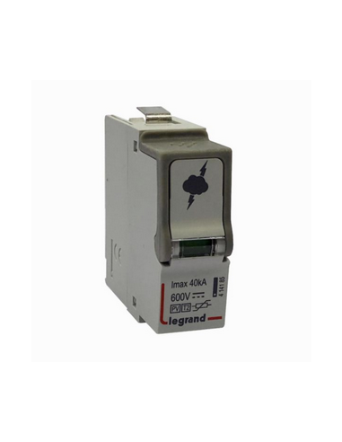 Cassette de rechange débrochable pour parafoudre référence 414155 LEGRAND 414185