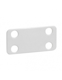 100 Plaques d'identifications blanches Colring 38,5x19mm pour colliers largeur 4,6mm maxi LEGRAND 032085 2