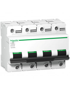 Disjoncteur Modulaire Acti9 C120N 4 Pôles 63 A courbe D 10 kA SCHNEIDER A9N18390