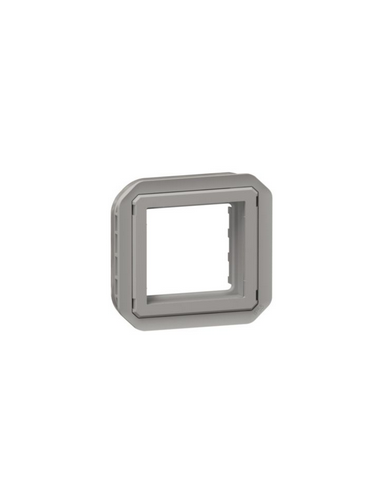 Adaptateur Plexo IP20 pour fonction Mosaic finition gris sans volet LEGRAND 069582L