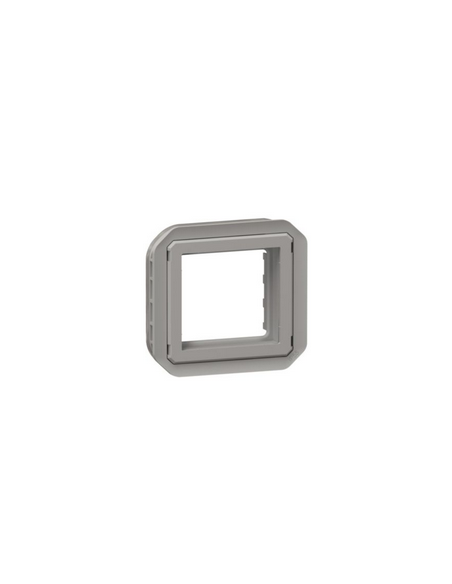Adaptateur Plexo IP20 pour fonction Mosaic finition gris sans volet LEGRAND 069582L