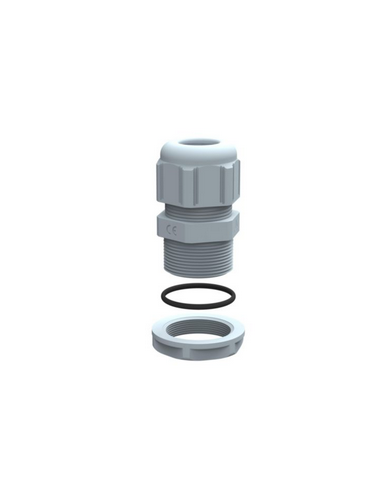 Presse-étoupe plastique IP68 filetage ISO20 gris RAL7001 LEGRAND 098003