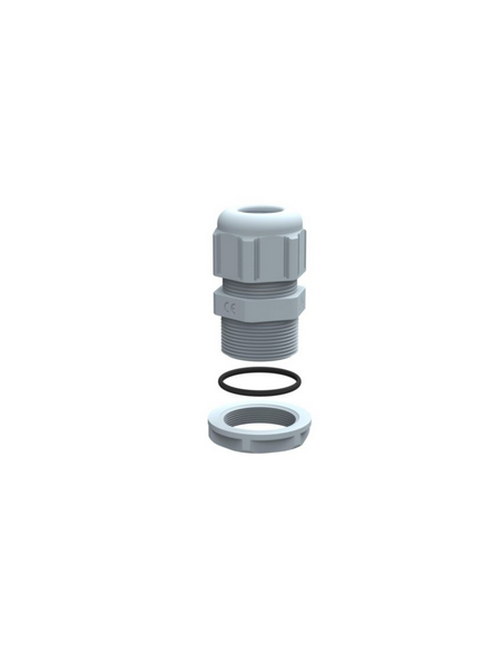 Presse-étoupe plastique IP68 filetage ISO20 gris RAL7001 LEGRAND 098003