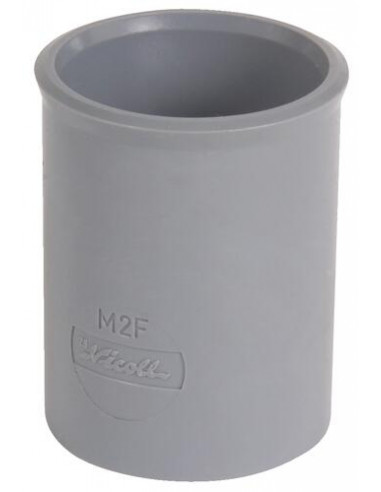 Manchon PVC butée double femelle ø40 NICOLL M2H