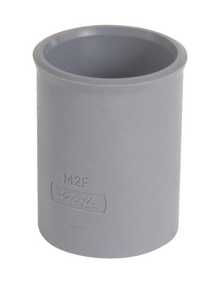 Manchon PVC butée double femelle ø40 NICOLL M2H