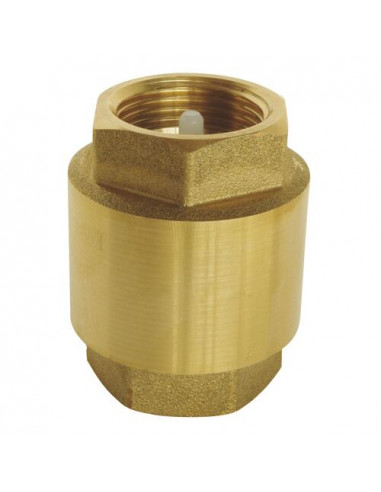 CLAPET DE RETENUE UNIVERSEL LAITON DOUBLE FEMELLE