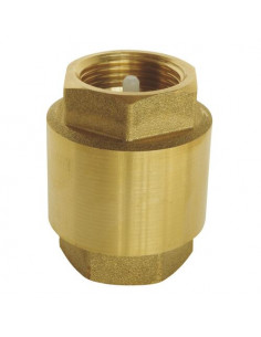 CLAPET DE RETENUE UNIVERSEL LAITON DOUBLE FEMELLE