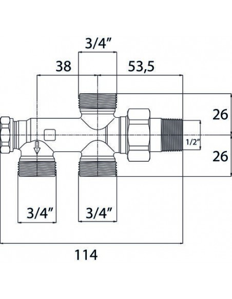 DISTRIBUTEUR MONOTUBE A RACCORDEMENT AU SOL