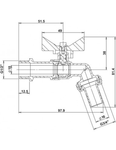 ROBINET D'ARROSAGE A BOISSEAU SPHERIQUE