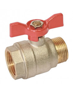 VANNE A SPHERE MALE FEMELLE PN30 - MANETTE PAPILLON