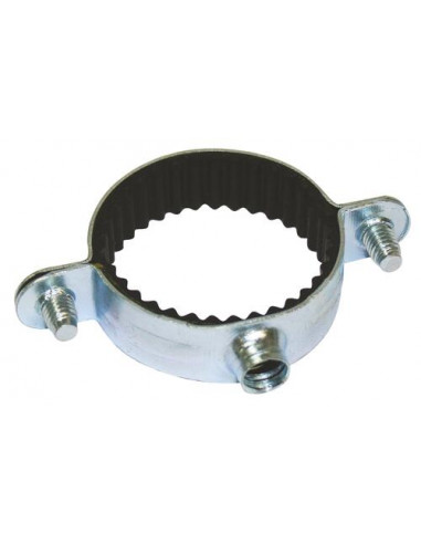COLLIER SIMPLE ISOPHONIQUE ACIER NICKELE TARAUDE 7/150