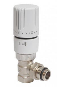 ROBINET THERMOSTATIQUE EQUERRE A DILATATION DE CIRE