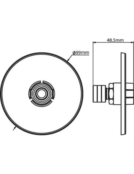 APPLIQUE ARROSAGE CHROME GLISS PER 16 26231615