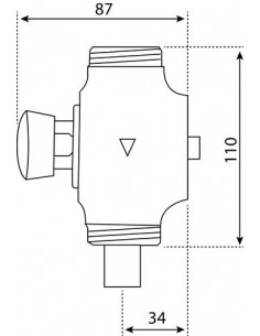 ROBINET DE CHASSE PRESTO ECLAIR 2