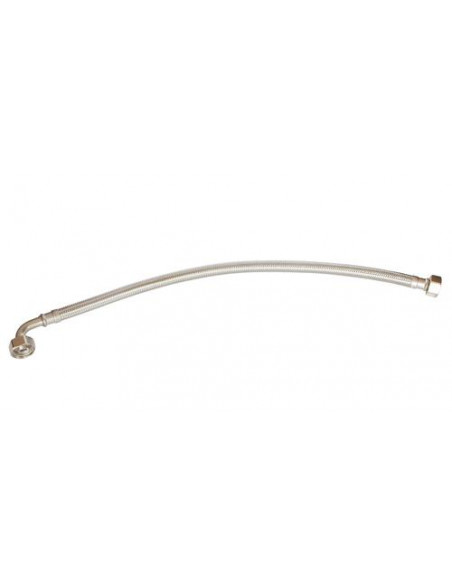 FLEXIBLE SANITAIRE 1 ECROU TOURNANT FEMELLE - 1 COUDE ECROU TOURNANT