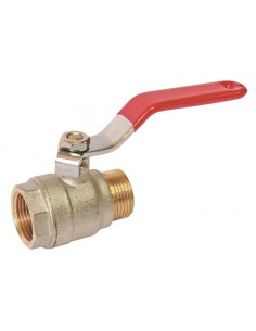 VANNE A SPHERE MALE FEMELLE PN30 - MANETTE PLATE