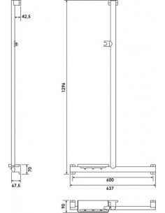 Barre d'appui T ou L 49820 2
