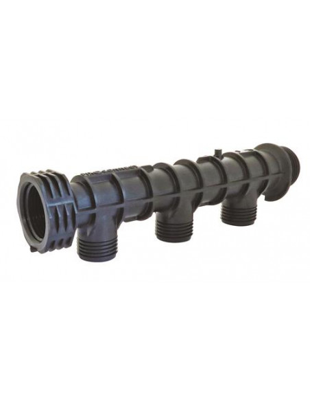 Collecteur sanitaire MS 3 Sorties Noir 50000320