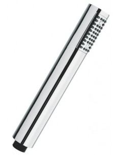 Douchette minimaliste anticalcaire mono-jet ABS ø32mm