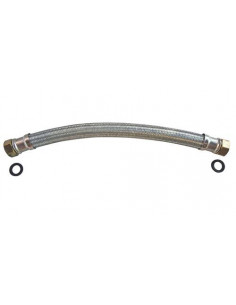FLEXIBLE CHAUFFAGE DROIT A 2 ECROUS TOURNANTS FEMELLE 5655-10