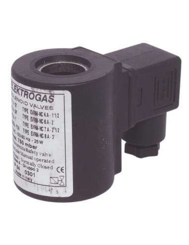 Bobine pour électrovanne gaz 220 volts ELEKTROGAS ELK26304