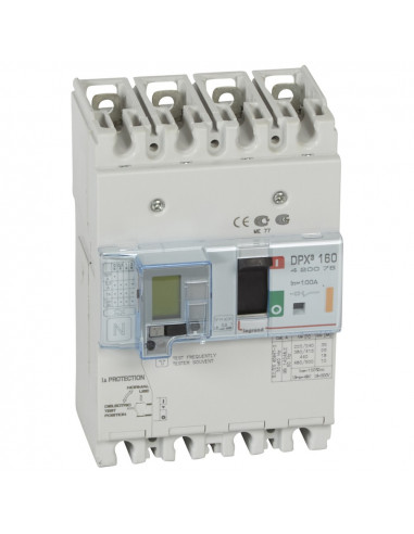 DPX3 160 MT+DIFF 4P 100A 25KA LEGRAND 420075