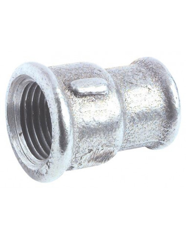 MANCHON REDUIT FONTE GALVANISEE DOUBLE FEMELLE N° 240