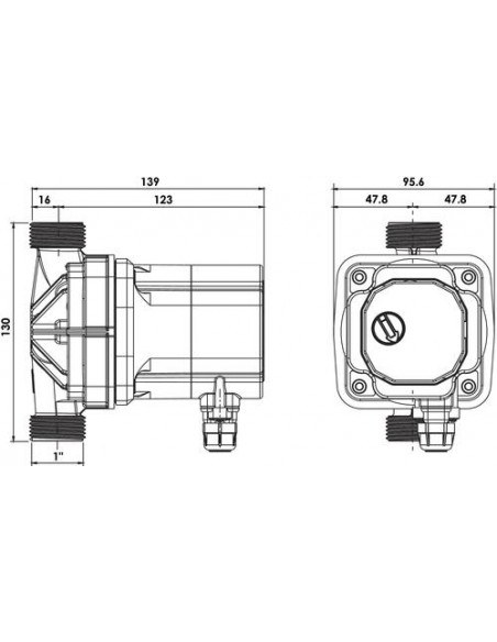 Circulateur SOMATHERM SANIT 15-40/130 602510501