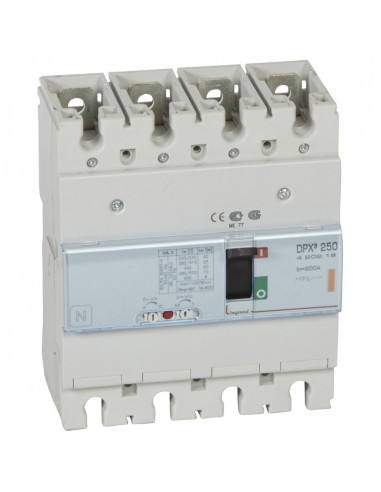 DPX3 250MT 4P 200A 25KA LEGRAND 420218