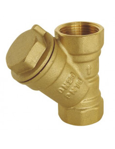 FILTRE EN BRONZE POUR EAU, MAZOUT, AIR