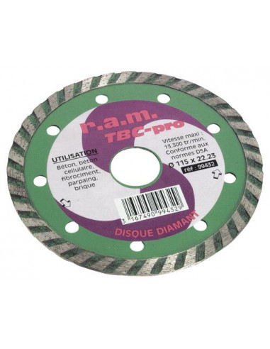 DISQUE DIAMANT A SEGMENTS SOUDES LASER