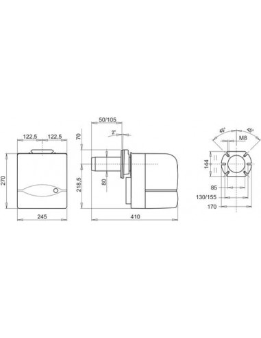 BRULEUR FIOUL RH br 26 à 56KW 7210