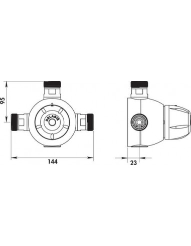 MITIGEUR THERMOSTATIQUE COLLECTIF PREMIX CONFORT - DELABIE