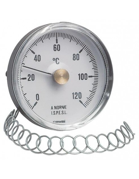THERMOMETRE APPLIQUE A CADRAN