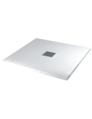 Receveur + bonde blanc 90*90 800060