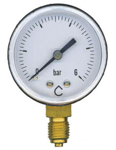 MANOMETRE SEC A RACCORDEMENT RADIAL 2