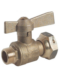 ROBINET D'ARRET COMPTEUR DROIT A BOISSEAU SPHERIQUE 2