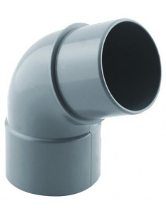 COUDE PVC A 67.30° POUR EVACUATION MALE FEMELLE 2