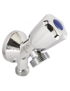 Robinet machine à laver double incliné avec applique SOMATHERM