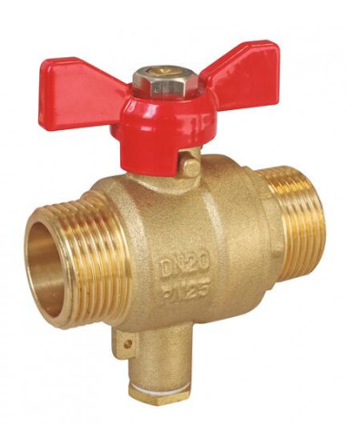 Vanne porte sonde double mâle 20/27 101012002