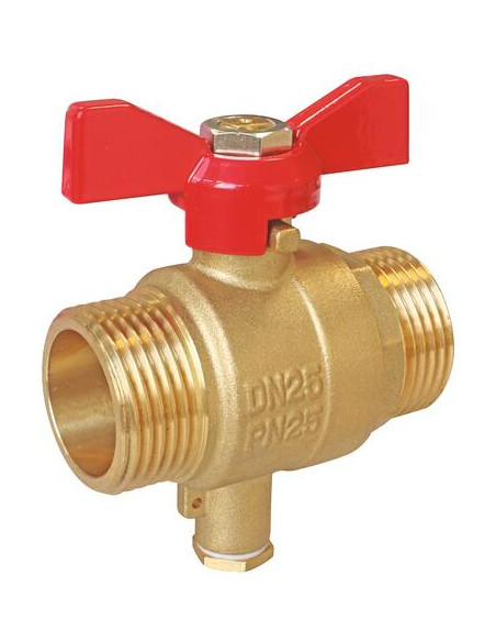 Vanne porte sonde double mâle 26/34 101012003