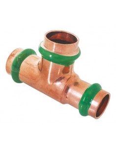 Té réduit cuivre à sertir EAU ø28-28-22 101511846