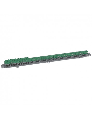 Bornier de répartition IP2X connexion automatique coffret Plexo³ 18 modules et XL³125 et XL³160 Longueur 385mm LEGRAND 005054