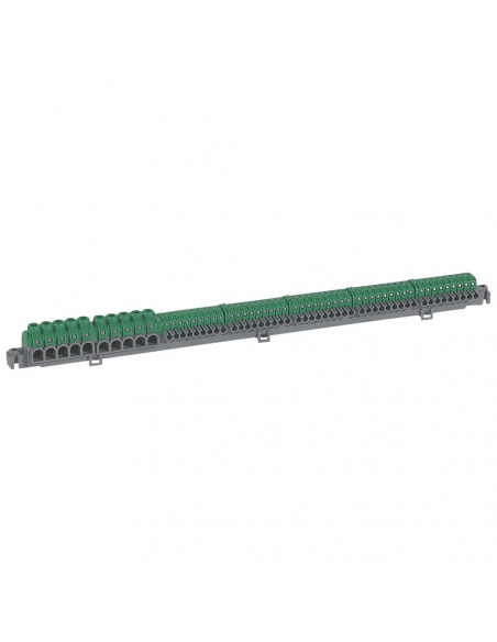 Bornier de répartition IP2X connexion automatique coffret Plexo³ 18 modules et XL³125 et XL³160 Longueur 385mm LEGRAND 005054