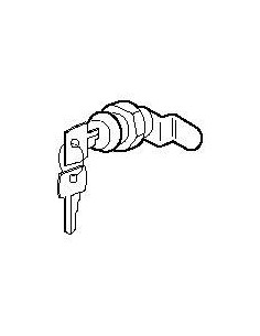 Serrure n° 405 pour porte isolante pour bac étroit GTL LEGRAND 005599