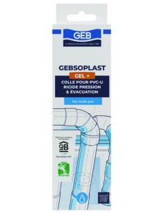 Colle PVC spécial pression GEBSOPLAST GEL PLUS 125ml GEB 802012552