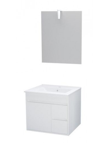 Meuble à suspendre 60cm lumpur miroir suspendu 96860