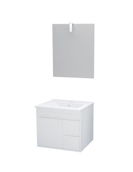 Meuble à suspendre 60cm lumpur miroir suspendu 96860