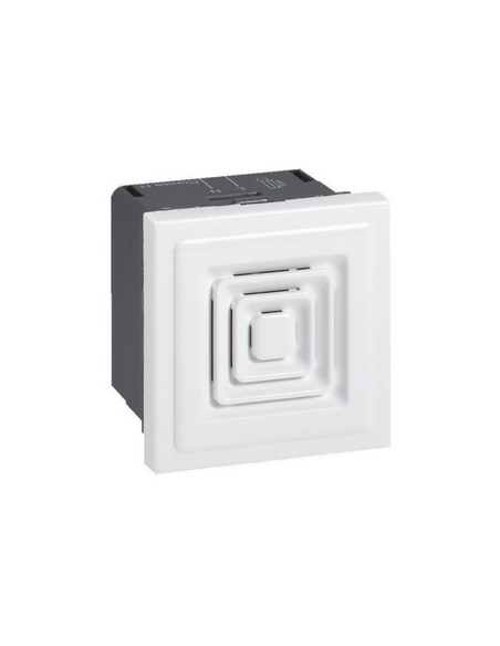 Ronfleur 70dB à 1m Mosaic 2 modules tension 8V~ à 50Hz ou 60Hz et 370mA de consommation blanc LEGRAND 076640